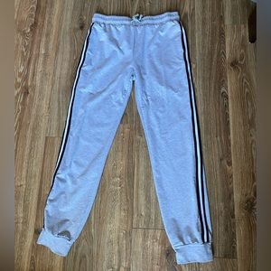 Aura Grey and Black Striped Joggers